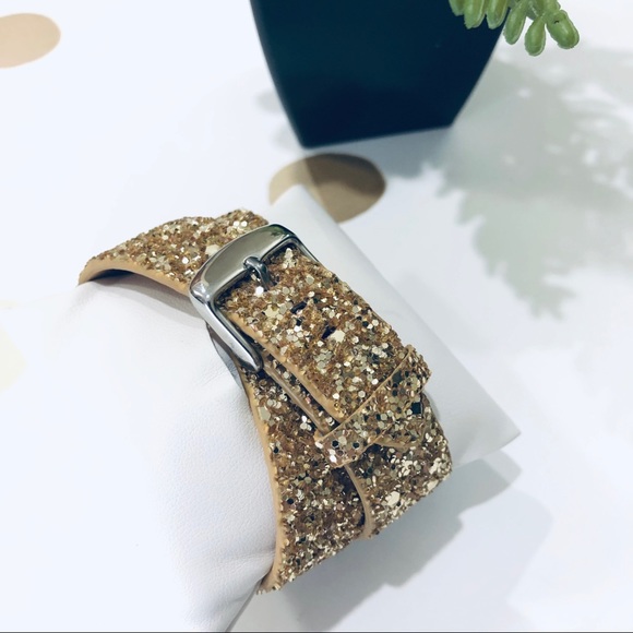 {DANI} Apple Watch Band / double wrap gold glitter - Picture 7 of 8